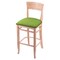 Holland Bar Stool Co 30" Bar Stool, Natural Finish, Canter Kiwi Green Seat 316030Nat009 - alternate 1